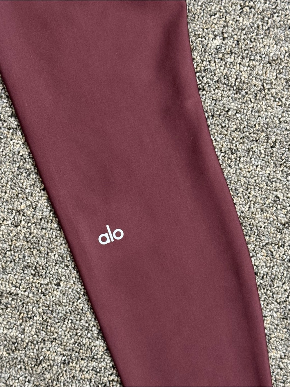 Alo yoga airlift high waist leggings cherry cola small red brown - Picture 5 of 5